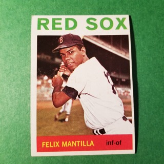  1964 - TOPPS EXMT - NRMT  BASEBALL - CARD NO. 228 - FELIX MANTILLA - RED SOX