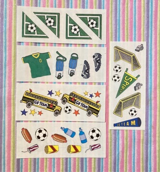 Soccer sport stickers 