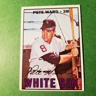 1967 - TOPPS BASEBALL CARD NO. 436 - PETE WARD - WHITE SOX - EXMT/NRMT/MT. - READ