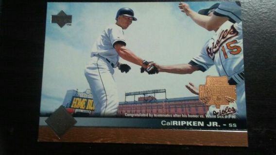 1996 UPPER DECK CAL RIPKEN JR. BALTIMORE ORIOLES BASEBALL CARD# 20