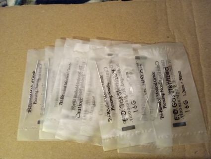 16G piercing needles