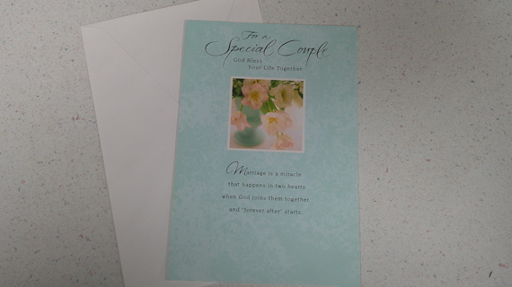 WEDDING Card with Envelope