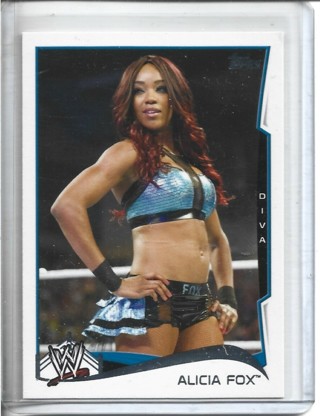 2014 Topps WWF/WWE Alicia Fox Card #56  