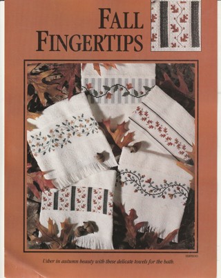 Craft, Cross Stitch Leaflet: Fall Fingertips