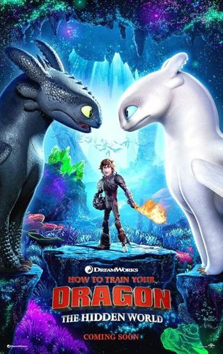 "How to Train Your Dragon The Hidden World" HD "Vudu or Movies Anywhere" Digital Code