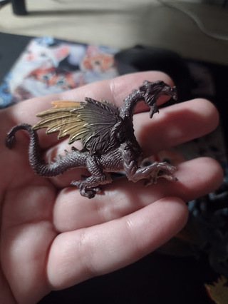 Brown Plastic Dragon