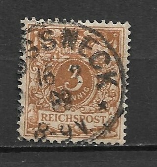 1889 Germany Sc46 3pf Reichs Post used