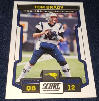 ♨️♨️ Tom Brady 2023 Panini Score Football Base Card New England Patriots # 287  ♨️♨️ 