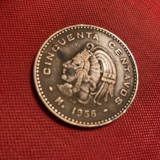 MEXICO Cincuenta Centavos – 1956