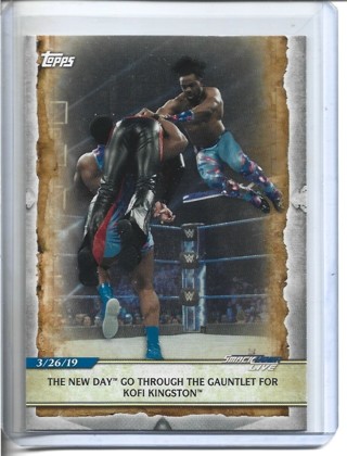 2020 Topps WWF/WWE The New Day Card #95