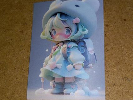 Anime Cute one new vinyl sticker no refunds regular mail only Very nice