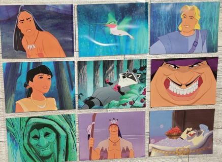 9 Pocahontas Cards