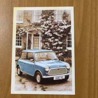 Blue Car Post Card (A)