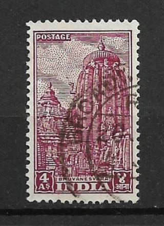 1949 India Sc214 4a Bhuvanesvara used