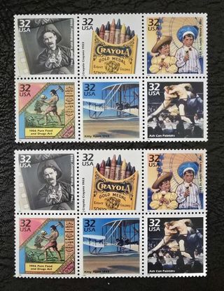 Twelve Mint .32 US Postage Stamps