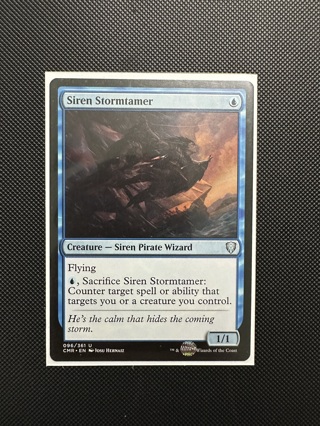 Siren Stormtamer Commander Legends Magic the Gathering Card