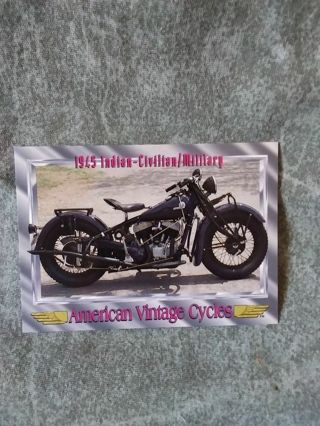 American Vintage Cycles Trading Card #44