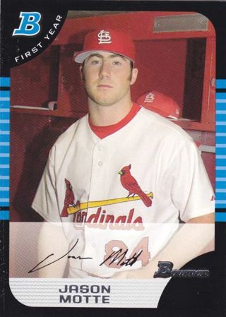 Jason Motte 2005 Bowman First Year St. Louis Cardinals