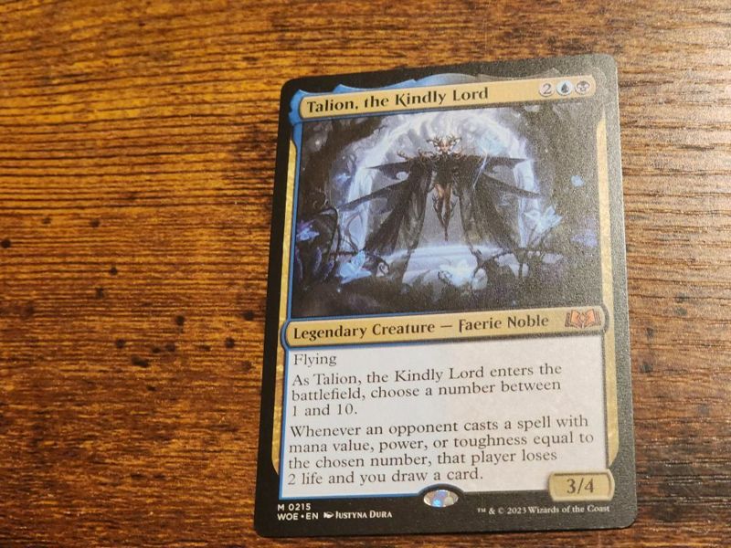 Free Magic The Gathering Mtg Talion The Kindly Lord Mythic Rare Wilds