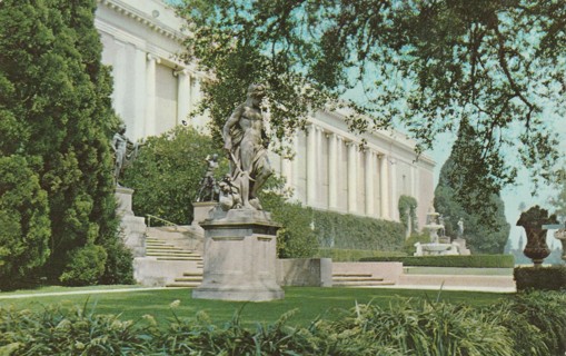 Vintage Used Postcard: A: 1972 Huntington Library, San Marino, CA