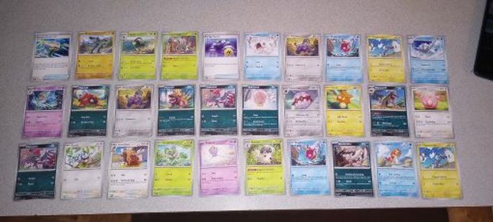 (NEW) 100 RANDOM POKEMON SCARLET & VIOLET CARDS # 470