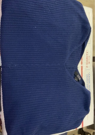 Blue sweater size large 