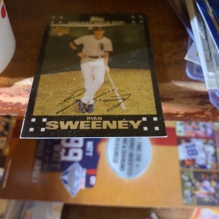 2007 topps Ryan sweeney rookie baseball card 