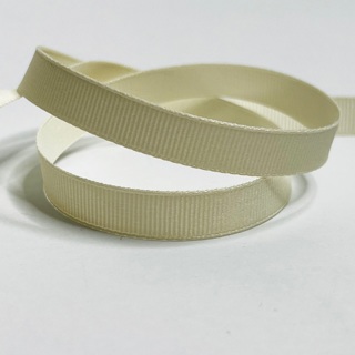 Ivory 3/8” Wide GrosgrainRibbon 