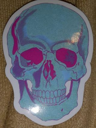 Cool one nice vinyl sticker no refunds regular mail only Very nice quality!