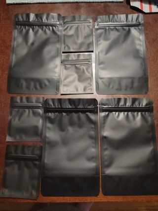 8 New Smell proof bags Use get it now and get a surprise & extra bag