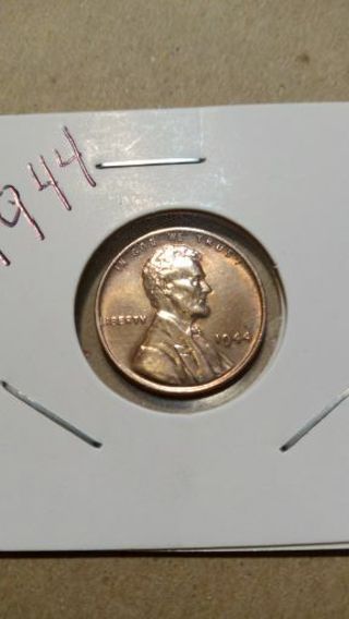 1944-BU. COPPER LINCOLN WHEAT PENNY'. HIGH BIDDER WINS (HIGH GRADE)