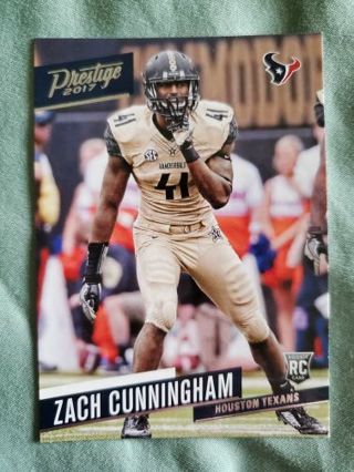 2017 Panini Prestige Rookie Zach Cunningham