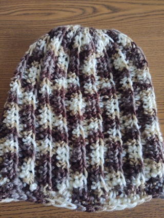 Hand Crocheted Stripe Hat