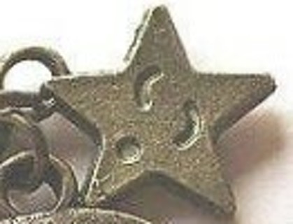 Star and Crescent Moon Charms - see photos