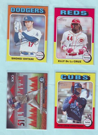 2024 Topps Heritage Elly De La Cruz ROOKIE Baseball Card # 473 Reds +3 