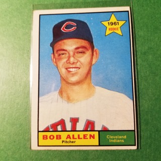 1961 - TOPPS BASEBALL CARD NO. 452 - BOB ALLEN ROOKIE - INDIANS - EXMT-NRMT+