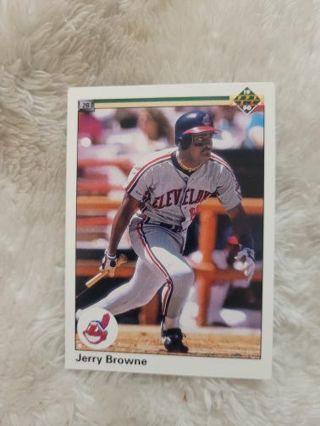 JERRY BROWNE SPORTS CARD WITH 2 MYSTERY CARDS