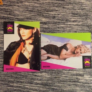 1991 ProSet Super⭐️Stars MusiCards | MADONNA - LOT OF 2 | Card #69 & #275