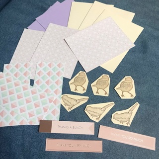 3 Kits for Thank You Cards with Envelopes, Free Mail