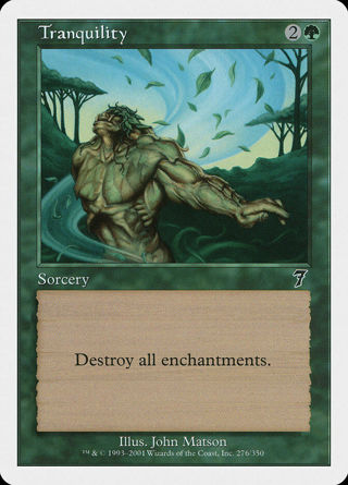 2002 Tranquility Seventh Edition 7ED Magic the Gathering Card