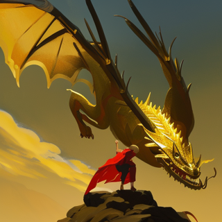 Listia Digital Collectible: Ferocious Gold Dragon