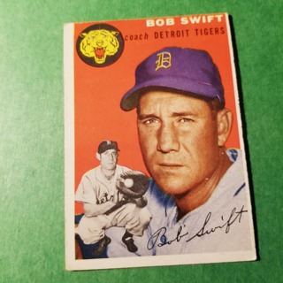 1954 - TOPPS BASEBALL CARD NO. 65 - BOB SWIFT - TIGERS - BV= $25