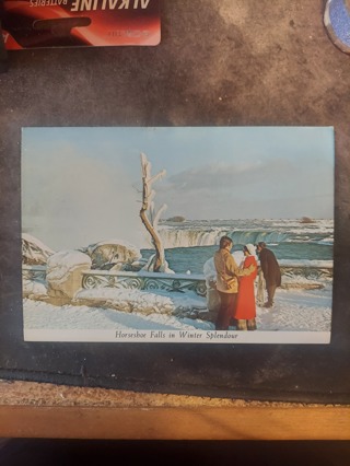 Horseshoe Falls In Winter Postcard 