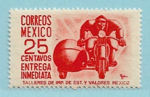 1950 Mexico ScE10 25c Special Delivery MNH