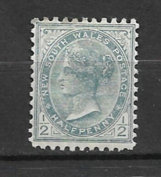 1897 New South Wales Sc95A ½p Victoria MH