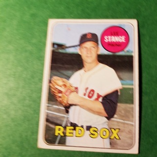 1969 - TOPPS EXMT - NRMT BASEBALL - CARD NO. 148 -  LEE STANGE - RED SOX