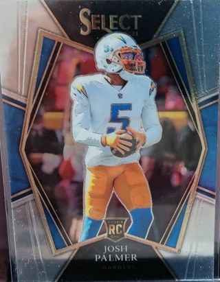 2021 SELECT JOSH PALMER ROOKIE RC CONCOURSE # 66 LOS ANGELES CHARGERS