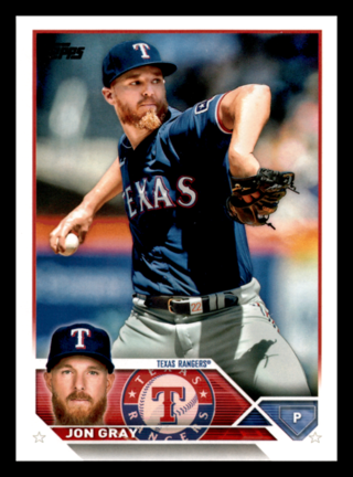 2023 Topps Jon Gray #73 Texas Rangers