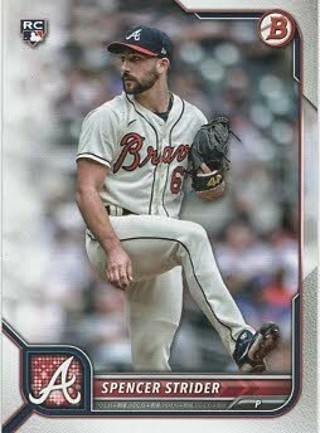 2022 Bowman Spencer Strider Atlanta Braves RC #41!