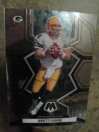 2022 PANINI MOSAIC BRETT FAVRE GREEN BAY PACKERS FOOTBALL CARD# 75